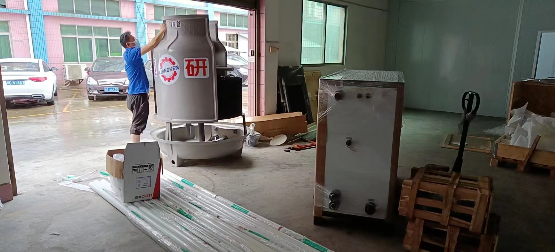 冷水機冷凍機銷售安裝現場